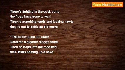 Jojoba Mansell - The Frogs Went To War (a poem for children)