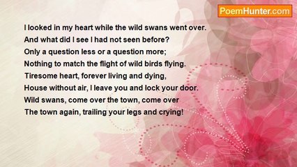 Edna St Vincent Millay - Wild Swans