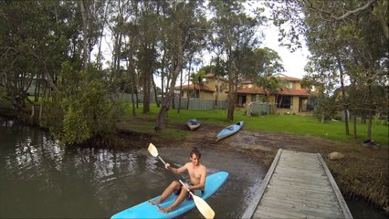 Sinking Kayak