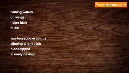 Peter S. Quinn - flaming waters (From 134 Picture Poems)