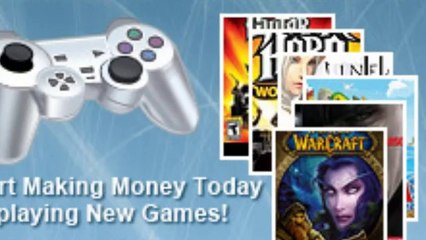 Play video games and earn money through playing
