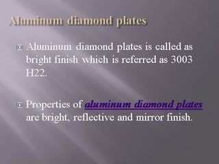 Diamond plates