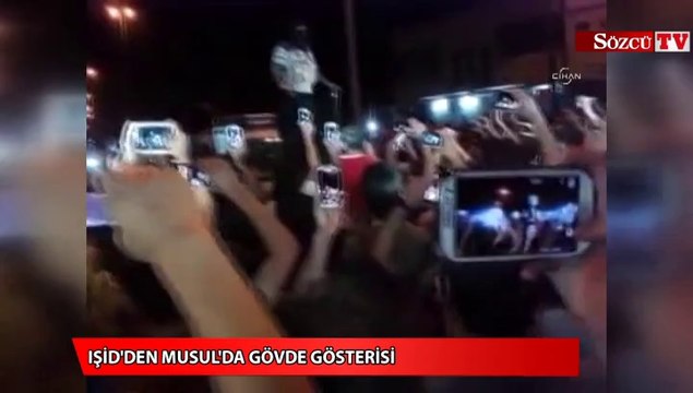 IŞİD'den Musul'da gövde gösterisi