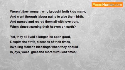 Dr John Celes - Sonnet: Women, Then and Now