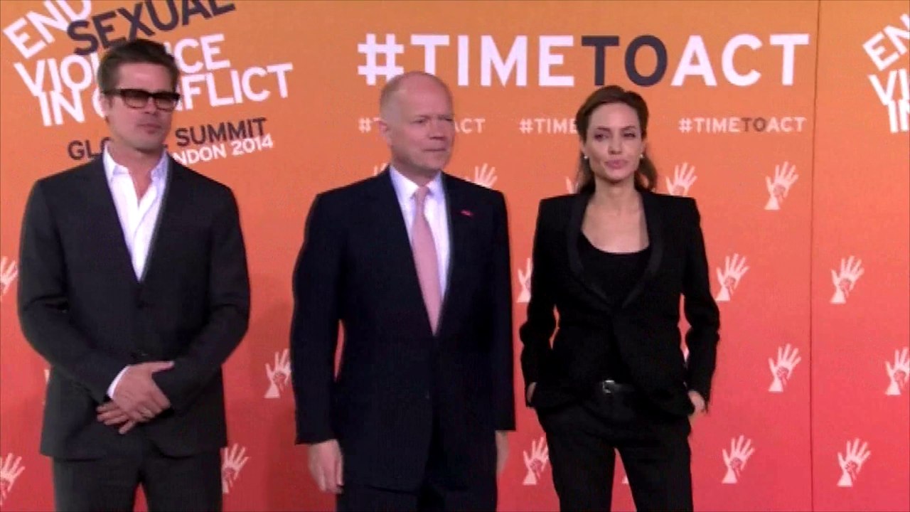 Brad Pitt appuie la campagne d'Angelina Jolie contre le viol