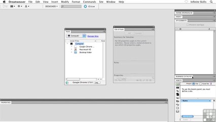 Customizing The Dreamweaver Interface