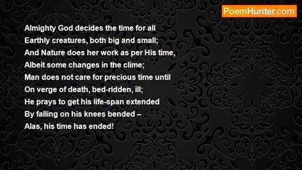 Dr John Celes - Time Is God’s