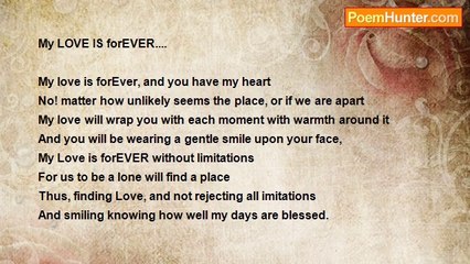 Pam Fraser - My LOVE IS forEVER....