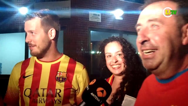 Catalães apoiam a Espanha em Salvador