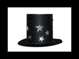 Chapeau de magicien aux étoiles