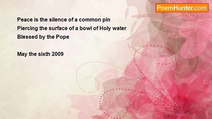 Allan James Saywell - Peace