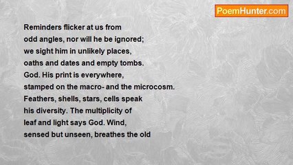 Luci Shaw - The Omnipresence