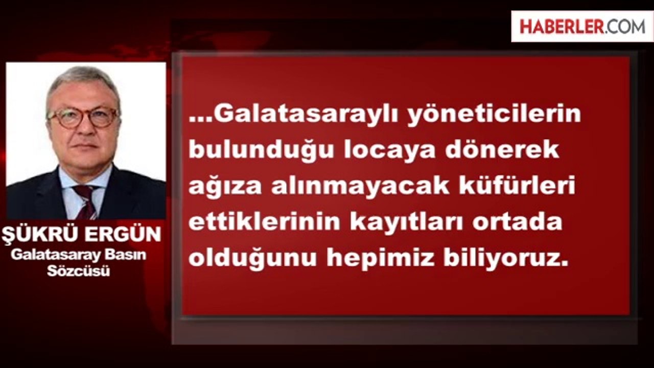 Şükrü Ergün: Şikeden Hüküm Giymiş Şahıs Bizi Suçluyor