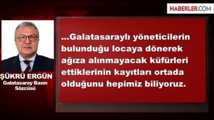 Şükrü Ergün: Şikeden Hüküm Giymiş Şahıs Bizi Suçluyor