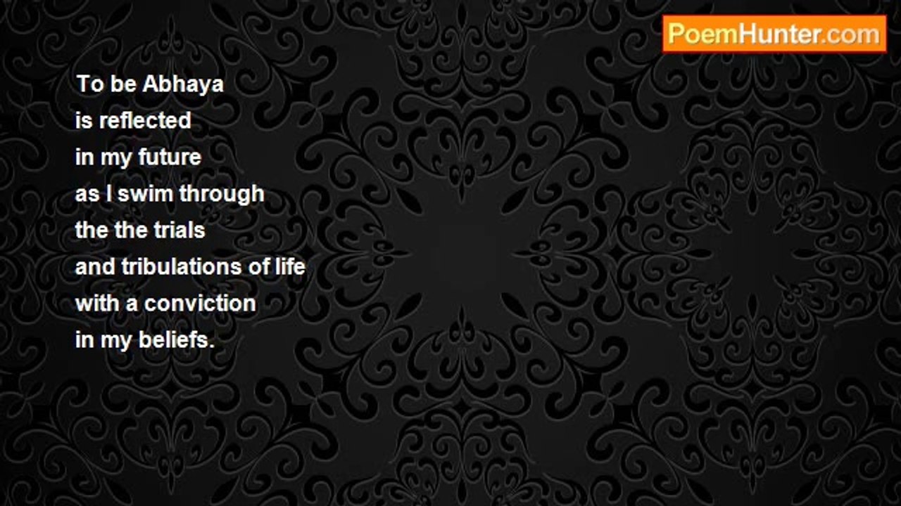 Deepak Amembal - Abhaya - Fearless
