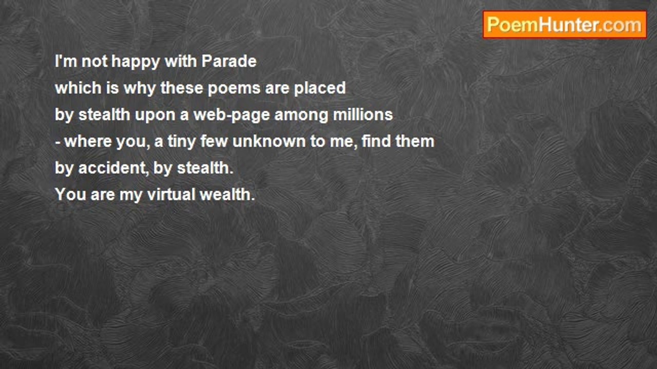 Anthony Weir - PARADE