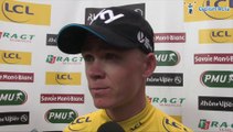 Christopher Froome, maillot jaune de la 5e étape du Critérium du Dauphiné 2014