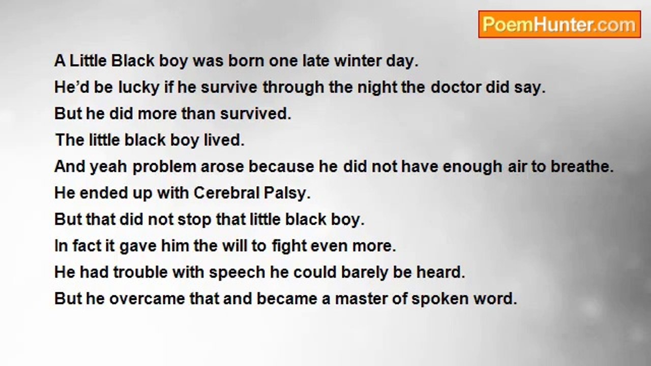 Lore Me34 - Little Black Boy
