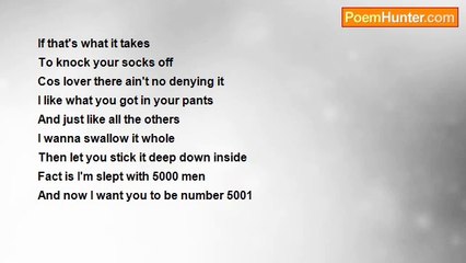 Ramona Thompson - I'm Slept With 5000 Men