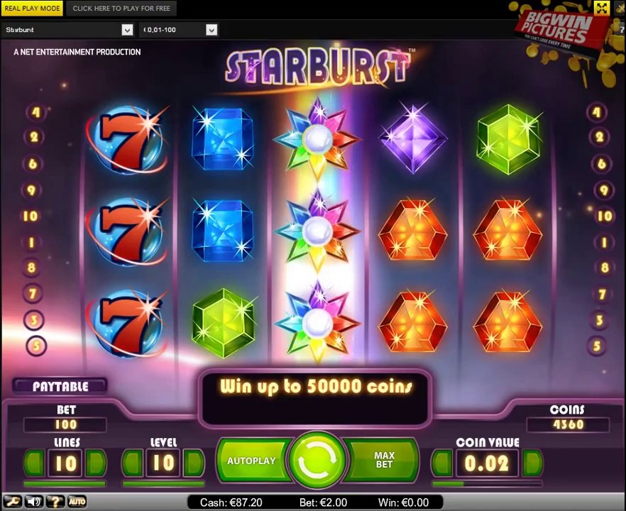 December 8th Slot Quest - Starburst (NetEnt)