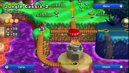 New Super Mario Bros. U - Jungle Cassis - 5-2 : Marais toxique