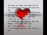 Céline Dion - Because you loved me (Lyrics / Paroles)