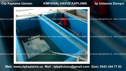 Kostik Havuzu Ve Tankı Ctp Polyester Kaplama İzolasyonu