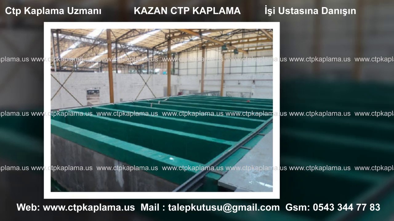 Kimyasal Dayanımlı Ctp Polyester Kaplama İle Kazan Kaplama