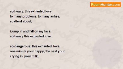 DAVID GERARDINO - exhauted love