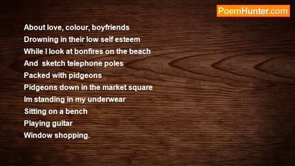 Brooke Hippie - drinking tea in the sun