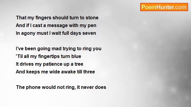 Frederick Kesner - 0 I Kept Dialling