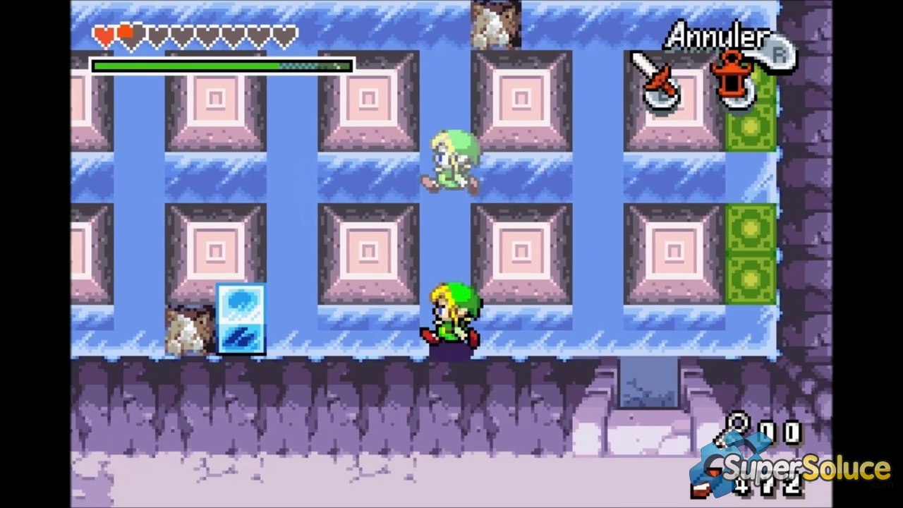 Zelda Minish Cap : Temple de l'Eau - Enigme 3