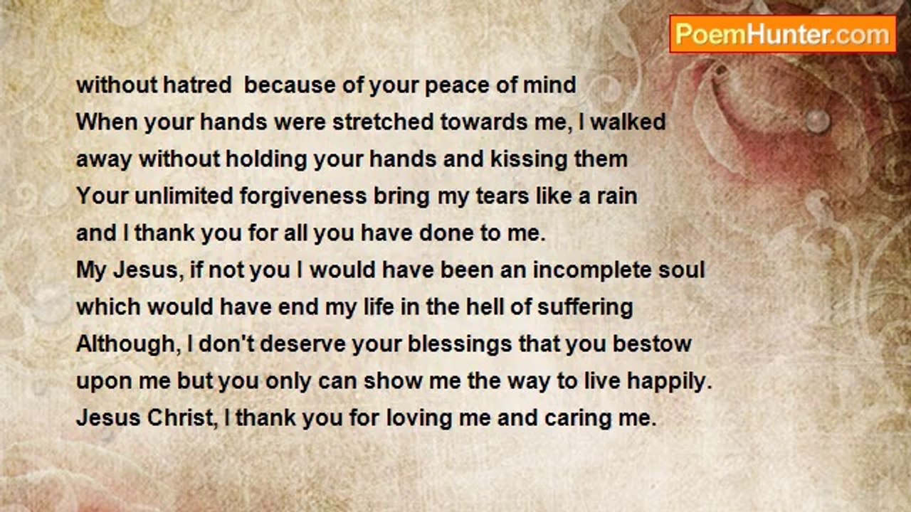Ravi Sathasivam - Jesus Christ, I thank you for...