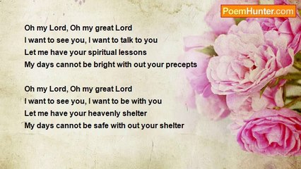 Ravi Sathasivam - My Lord, I want to see you...