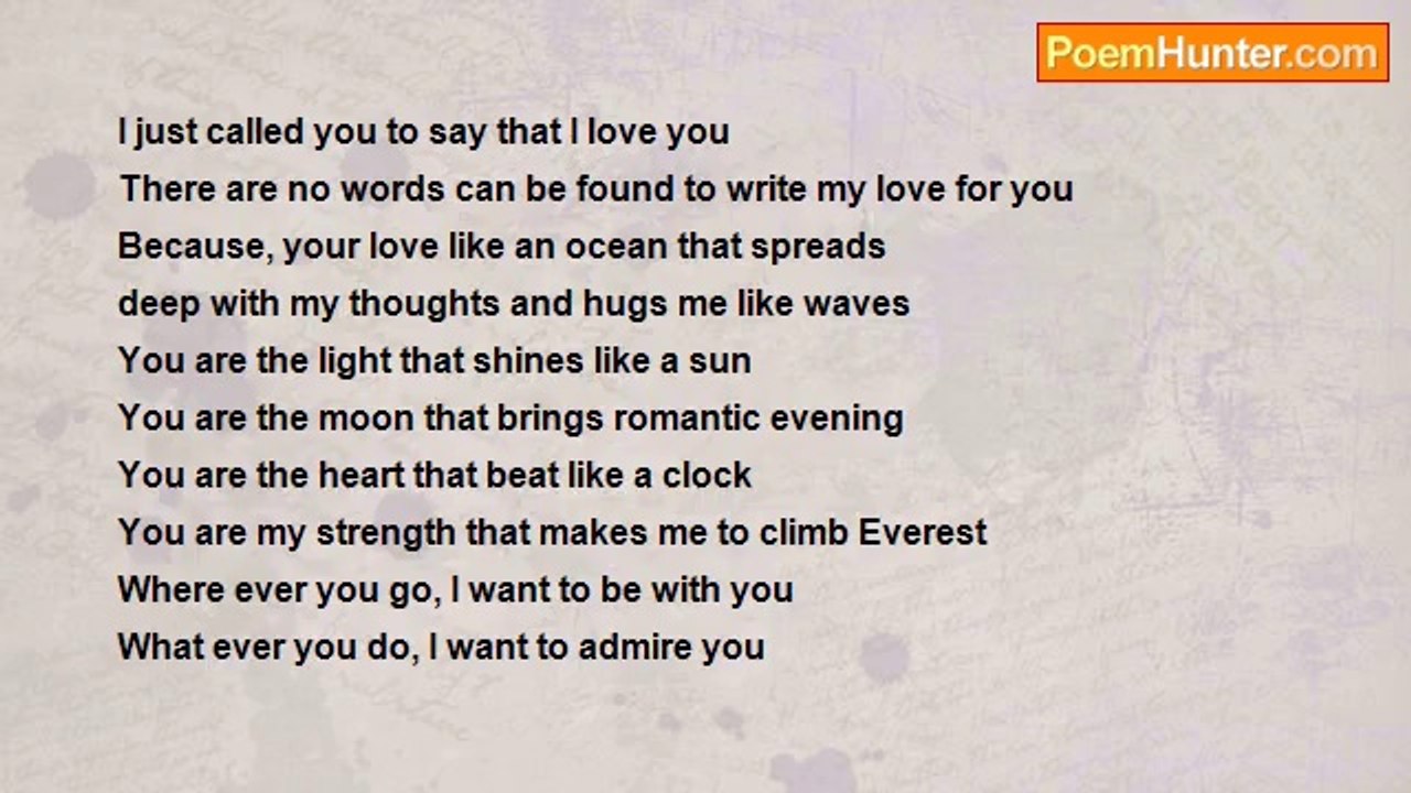 Ravi Sathasivam - I just called you.......