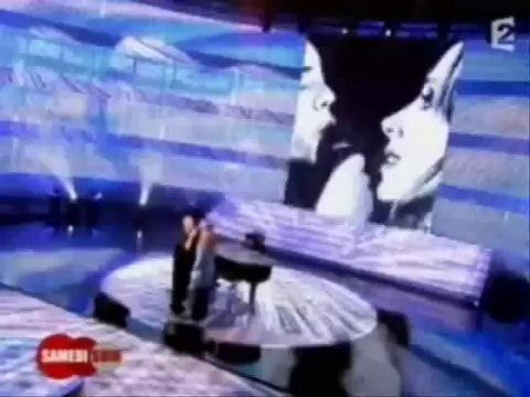 Lara Fabian & Pascal Obispo - Seras-tu là ? (Lyrics / Paroles)