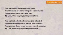 Ravi Sathasivam - Let me stay in your kingdom of love...