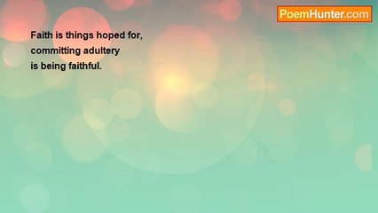 Herbert Nehrlich - Faith (Haiku)