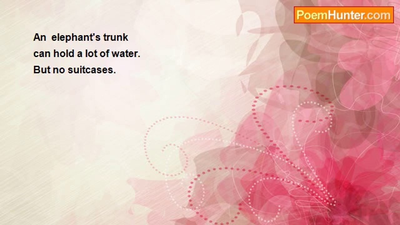 Herbert Nehrlich - Trunk (Haiku)