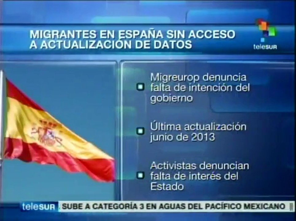 Denuncian ONG que no se actualizan datos de migrantes en España