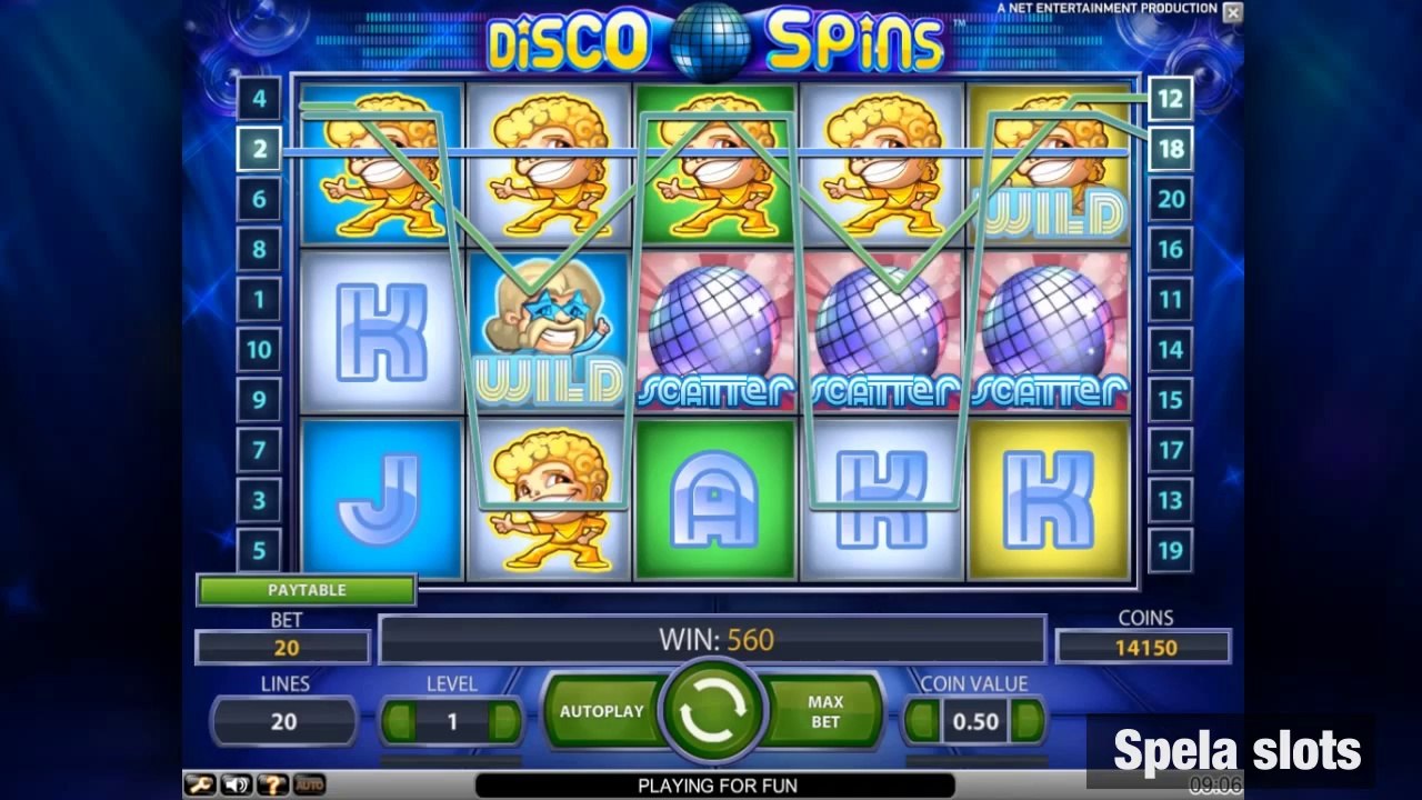 Disco Spins Slot from NetEnt - New Slot with a Retro Feel