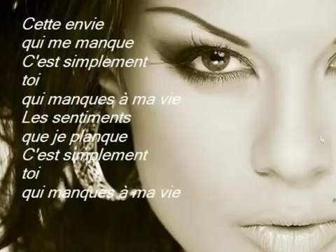 Natasha Saint Pier - Toi qui manques à ma vie (Lyrics / Paroles)