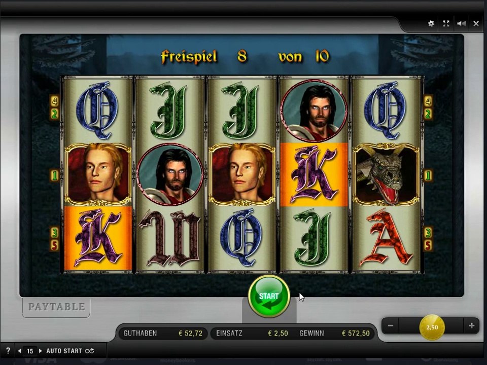 Dragons Treasure Freispiele Volldbild Kings auf 2 50 Euro