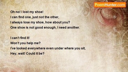 Ocean Myranda - I Lost My Shoe   (written for my brother)