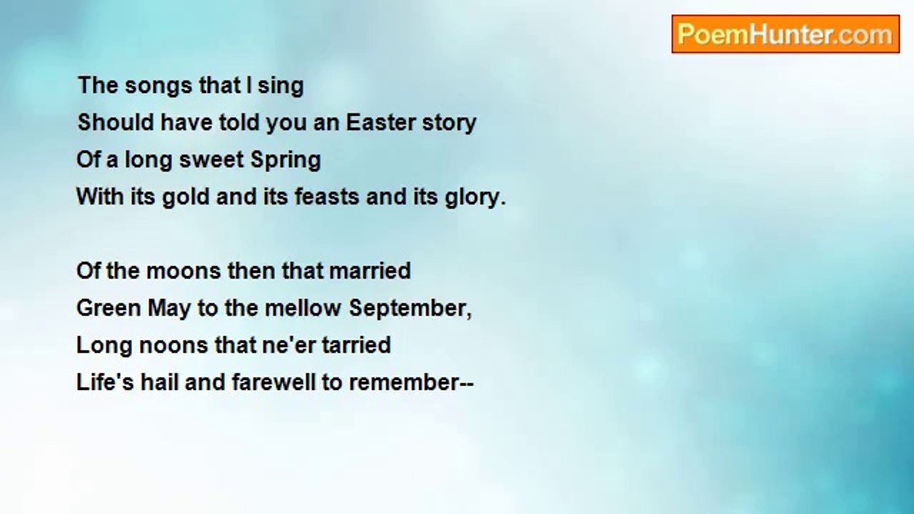 Thomas MacDonagh - At The End