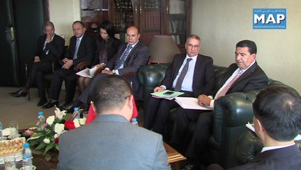 Mohamed Moubdi s'entretient avec une délégation chinoise