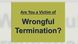 Lawsuit Funding - Wrongful Termination Claim - Litigation Funding