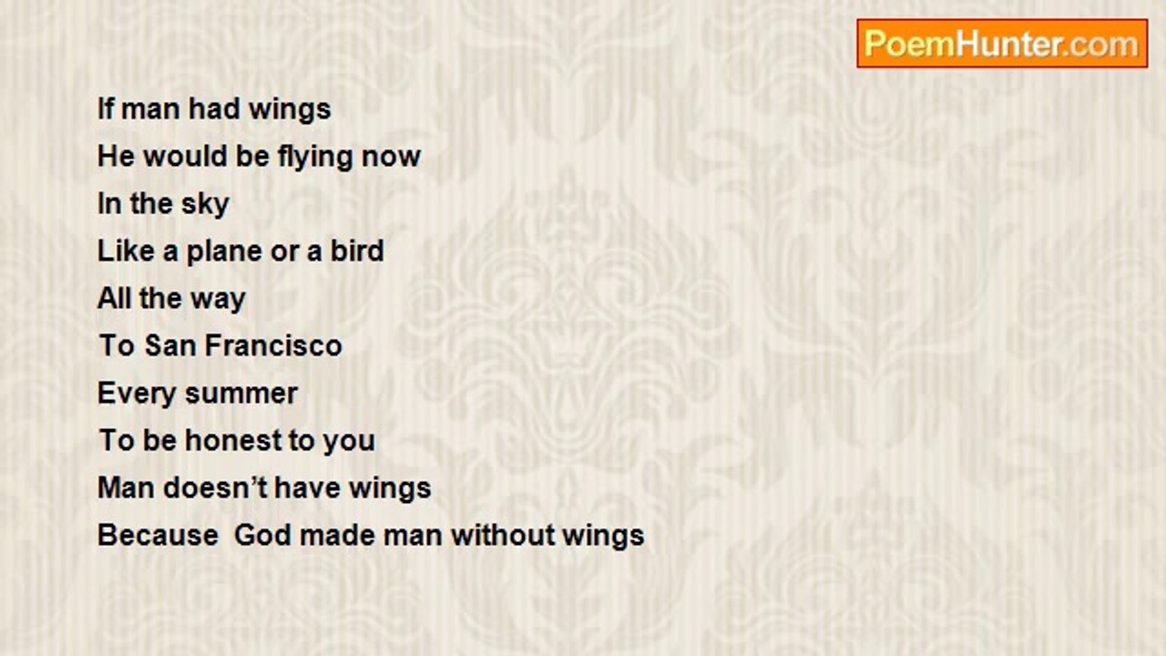 Aldo Kraas - IF MAN HAD WINGS