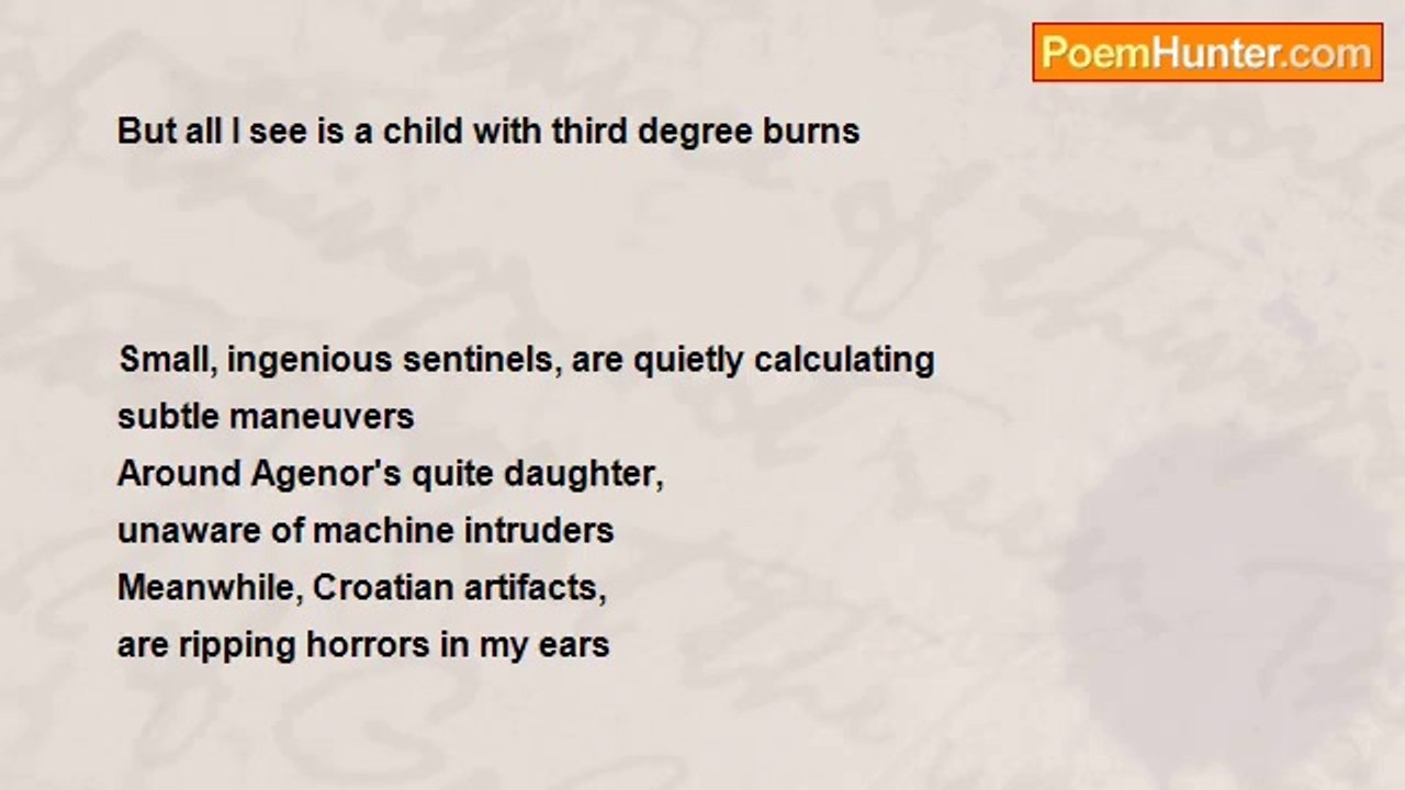 Kevin Patrick - All I See is a Child with Third Degree Burns