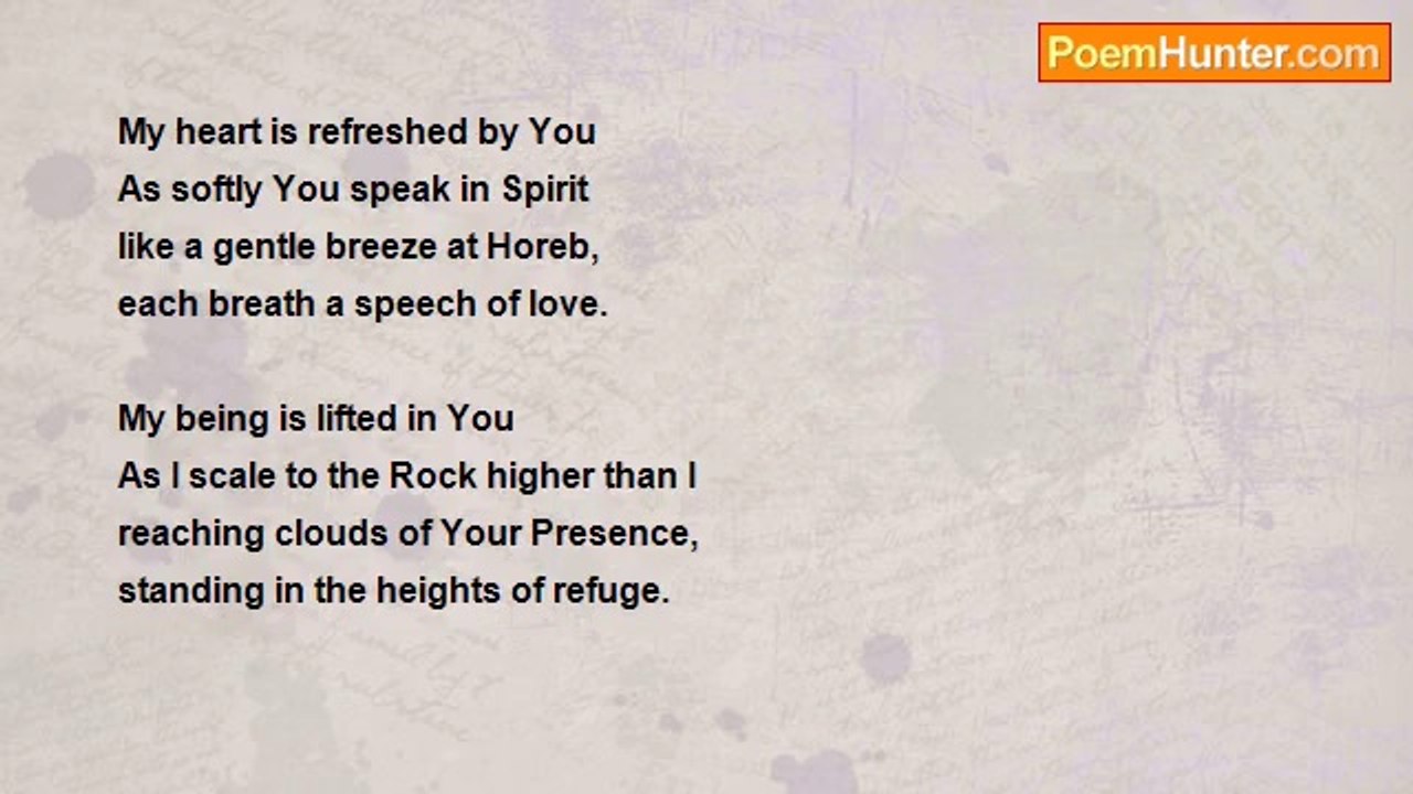 Cynthia BuhainBaello - Enjoying the Presence of God